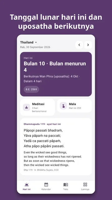 Tangkapan layar Bodhinook 1