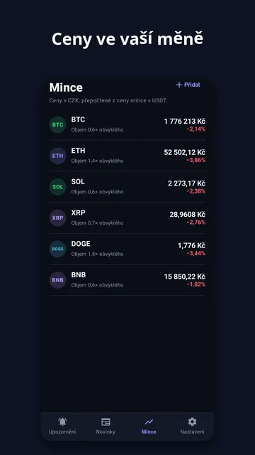 Coinchime – snímek obrazovky 3