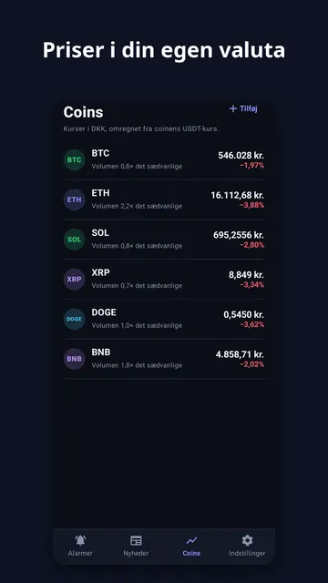 Coinchime skærmbillede 3