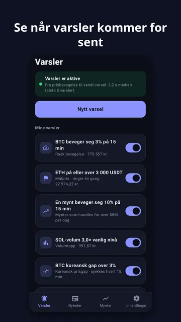 Coinchime skjermbilde 1