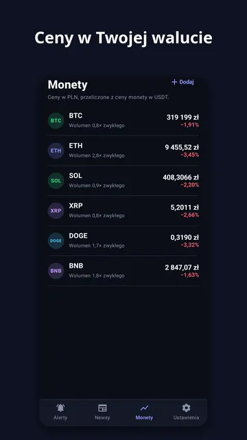 Coinchime – zrzut ekranu 3