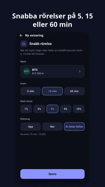 Coinchime skärmbild 2