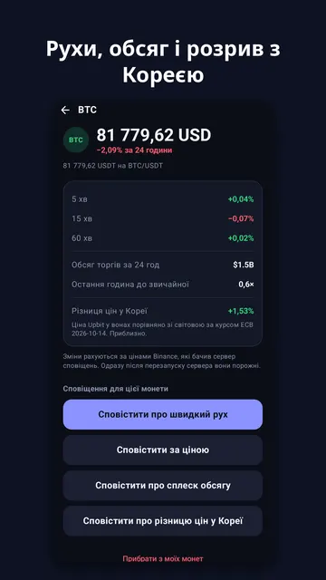 Coinchime: знімок екрана 4
