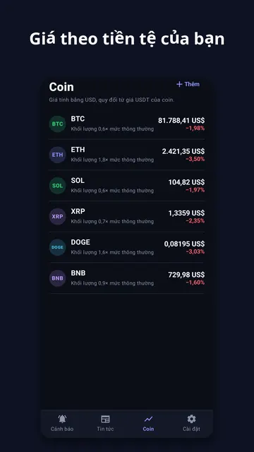 Ảnh chụp màn hình Coinchime 3