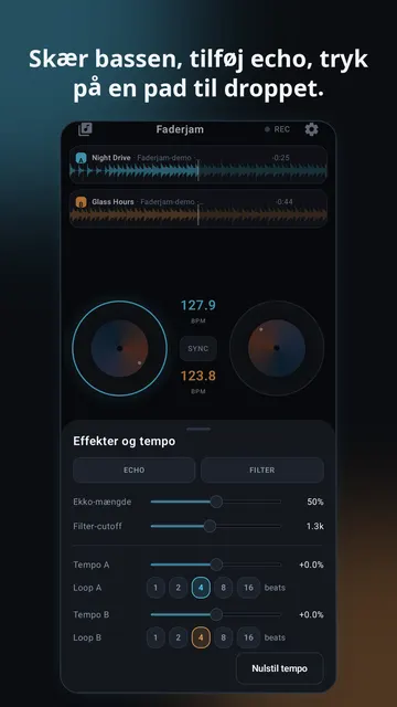 Faderjam skærmbillede 3