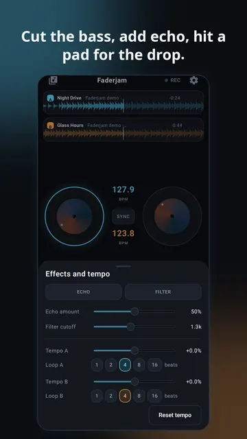 Faderjam screenshot 3