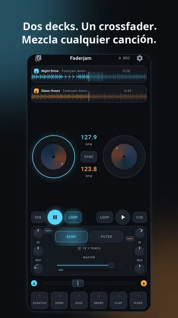 Captura de pantalla 1 de Faderjam