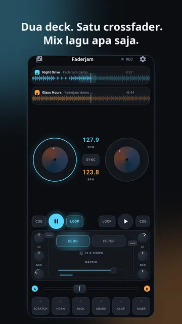Tangkapan layar Faderjam 1