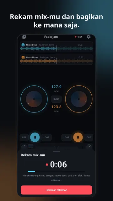 Tangkapan layar Faderjam 4