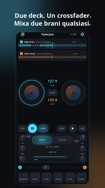 Screenshot 1 di Faderjam