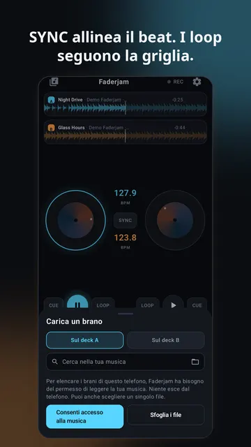 Screenshot 2 di Faderjam