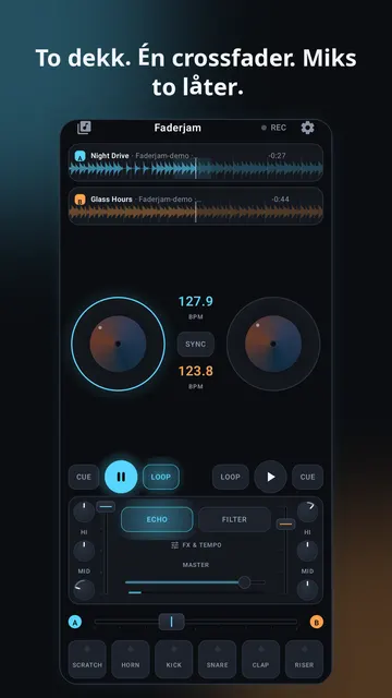 Faderjam skjermbilde 1