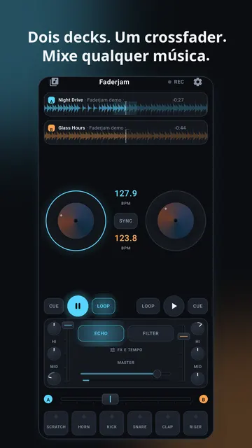 Captura de tela 1 do Faderjam