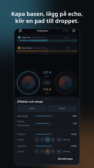 Faderjam skärmbild 3