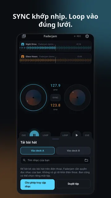 Ảnh chụp màn hình Faderjam 2