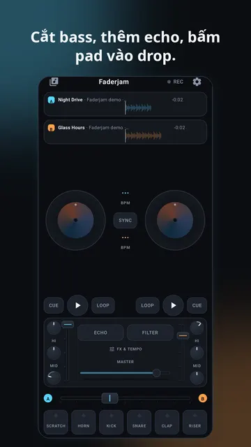 Ảnh chụp màn hình Faderjam 3