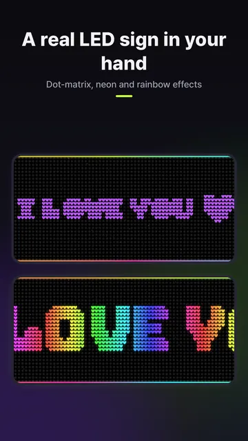 Glowbanner screenshot 2