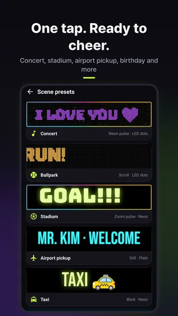 Glowbanner screenshot 3