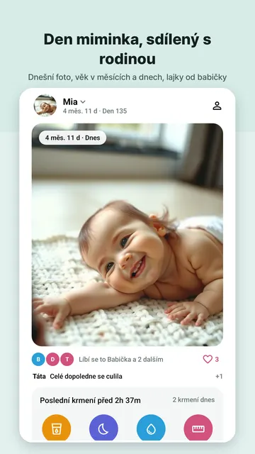 Swaddlebook – snímek obrazovky 1