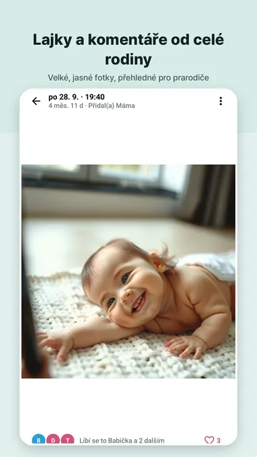 Swaddlebook – snímek obrazovky 3