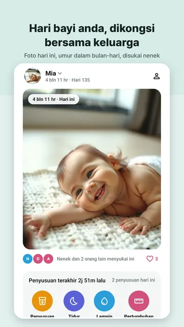 Tangkapan skrin Swaddlebook 1