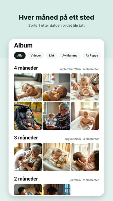 Swaddlebook skjermbilde 2