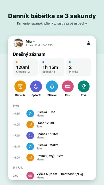 Swaddlebook – snímka obrazovky 4