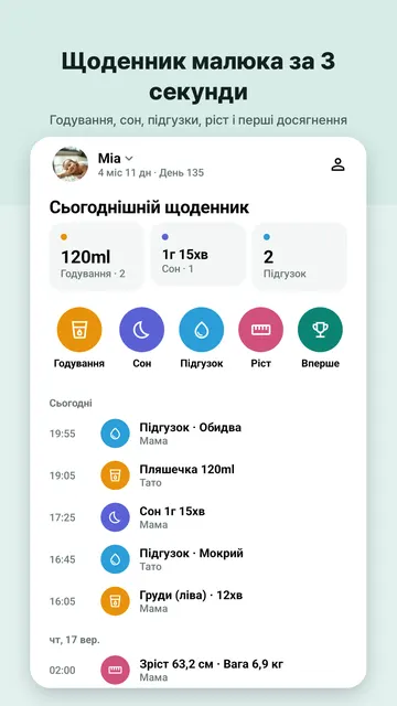 Swaddlebook: знімок екрана 4