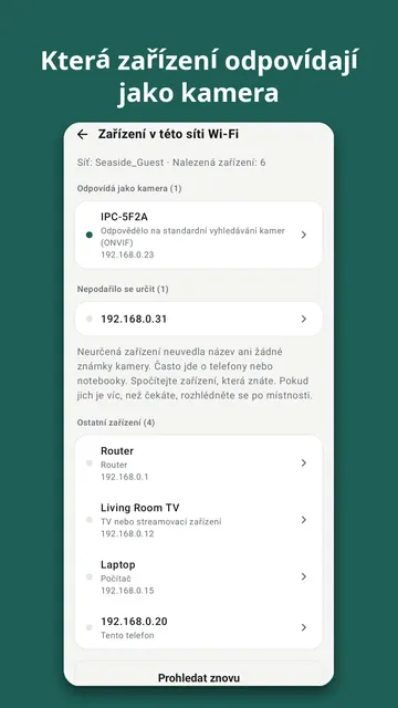 Sweepnook – snímek obrazovky 2