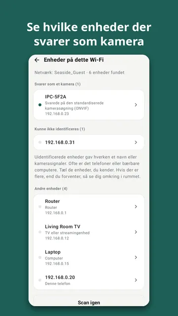Sweepnook skærmbillede 2