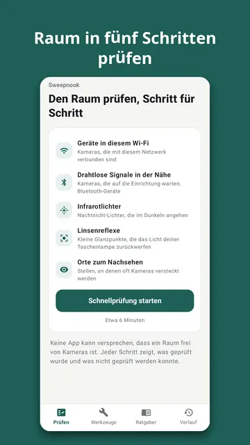 Sweepnook Screenshot 1