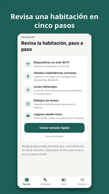 Captura de pantalla 1 de Sweepnook