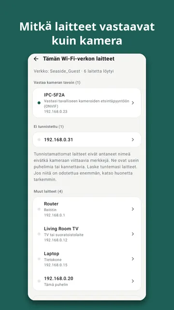 Sweepnook kuvakaappaus 2