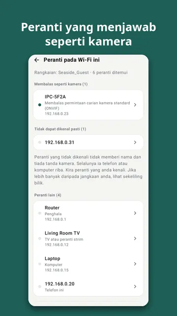 Tangkapan skrin Sweepnook 2
