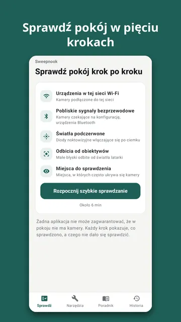Sweepnook – zrzut ekranu 1