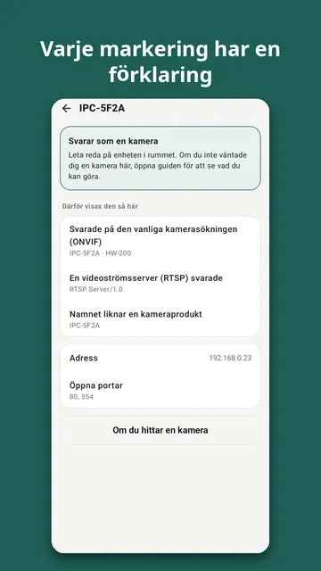 Sweepnook skärmbild 3