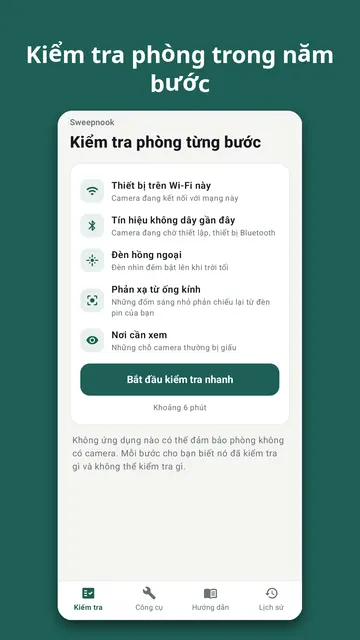 Ảnh chụp màn hình Sweepnook 1