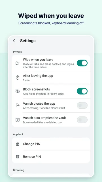 Screenshot 3 di GoneTab