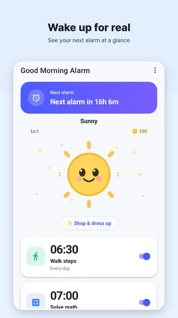 Good Morning Alarm screenshot 1